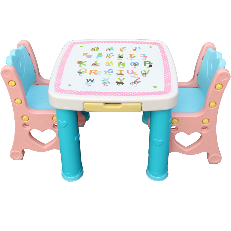 Children indoor play furniture plastic table and chairs for sale