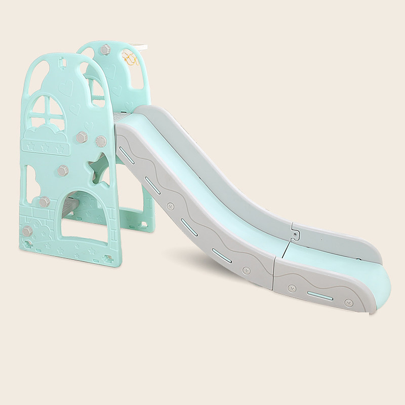 High quality kids indoor plastic swing and slide play set for sale