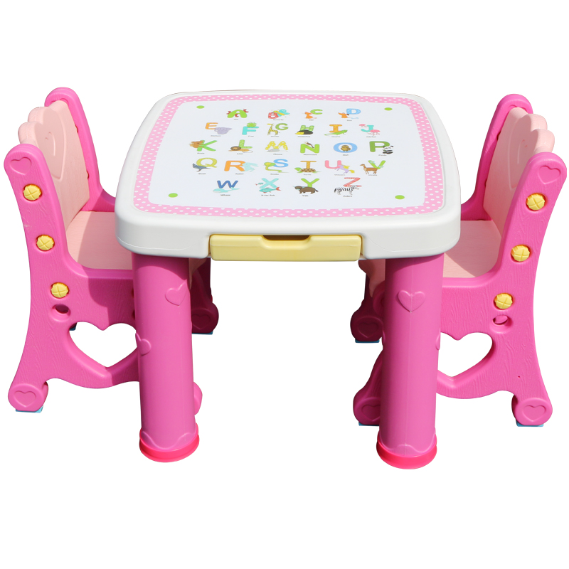 Children indoor play furniture plastic table and chairs for sale