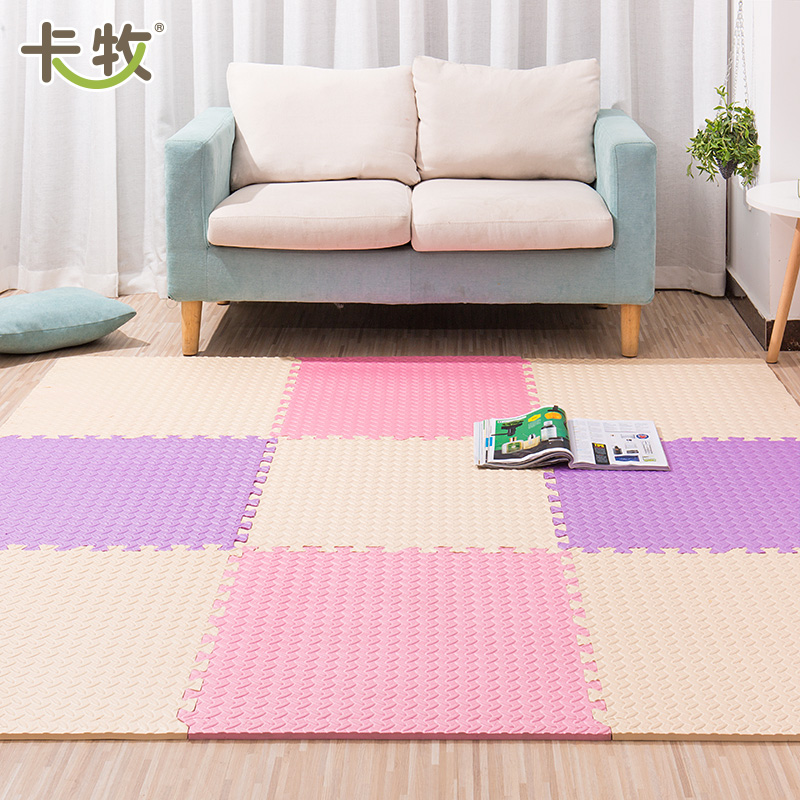 High quality EVA foam folding soft waterproof nontoxic safe foldable baby play mat for kids game cushion 