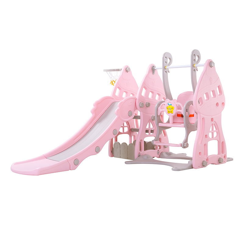 Children new style indoor playground baby hot sell multifunctional toys kids cheap colorful plastic swing slide