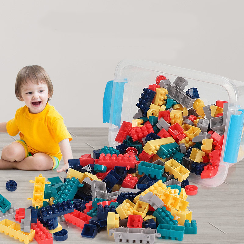 150PCS Baby large particles plastic building blocks kids educational plastic building blocks toys 