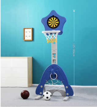 Kids indoor plastic 1-6 years old toy high quality fixed portable basketball stand 
