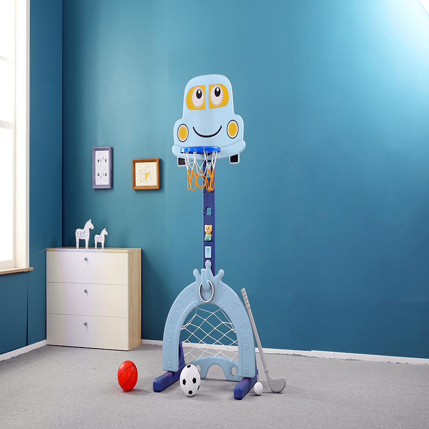 Adjustable outdoor portable baby basketball goal for sale