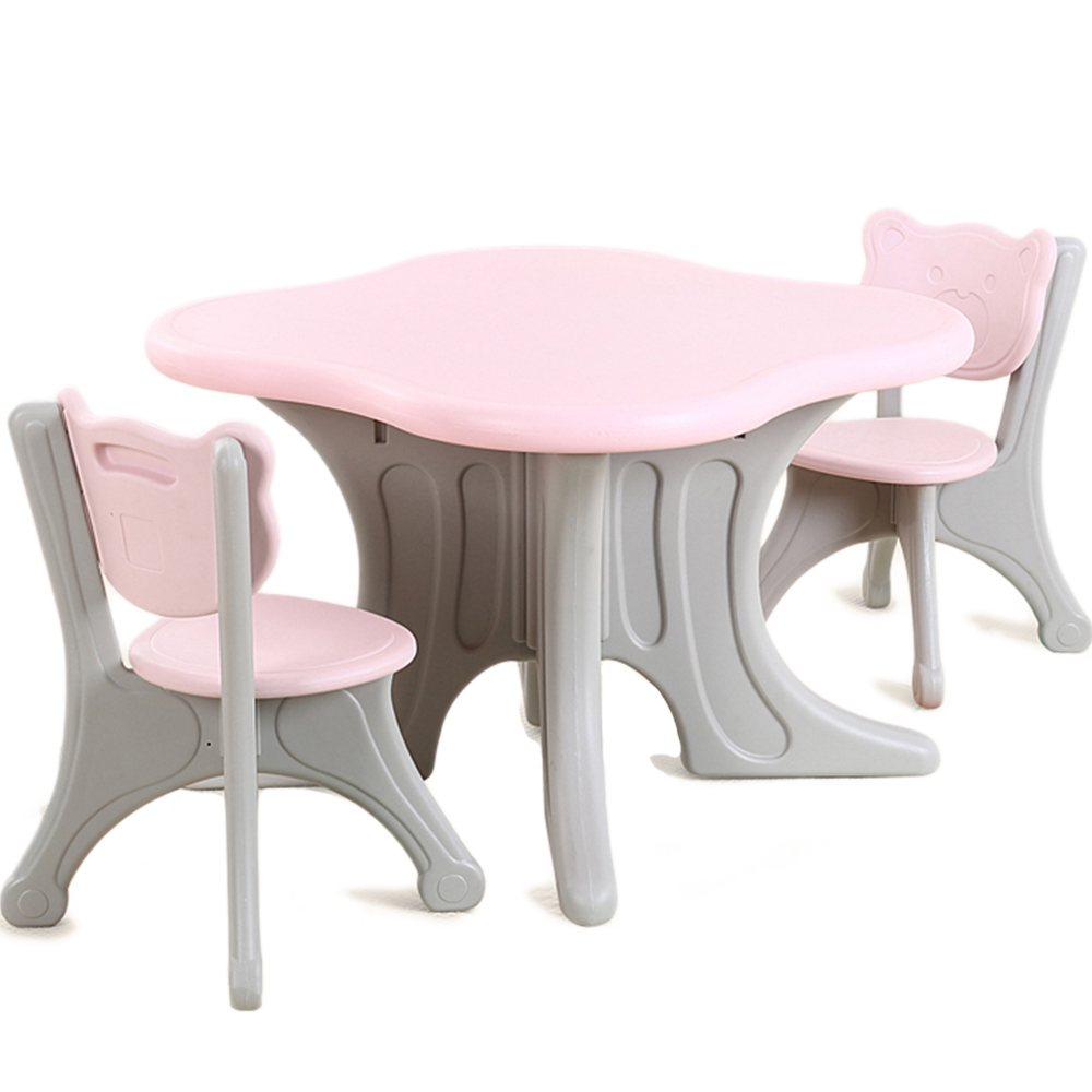 Indoor children furniture sets kids learning table and chair for early education 