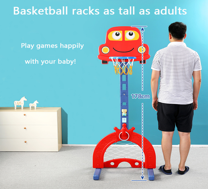 Adjustable outdoor portable baby basketball goal for sale